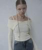 AVANDRESS Seul Sailor Off Shoulder Knit - 4Col