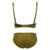 От Daisy Lace Dream Bra Deep V Bra Shorts Set AMST1150 WHU2 Hikini JX 00CE [Amostyle Triumph] & + Womens (зеленый) 65/М