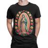 Oversized TShirt Beach Virgin Mary 2 Trending T Shirts  Cotton Tshirt for Mens Y2K Casual Loose Short Sleeve Clothes