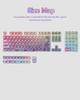 Xiaomi 132 Keys Green 5 Sides Dye Sublimation PBT Keycaps Cute MOA Profile Keycaps for Cherry Gateron MX Switches Mechanical Keyboards