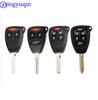 Jingyuqin 3/4/5 B Remote Car Key Shell Cover For Chrysler 300 Aspen For Dodge Dakota Durango For Jeep Grand Cherokee Commander
