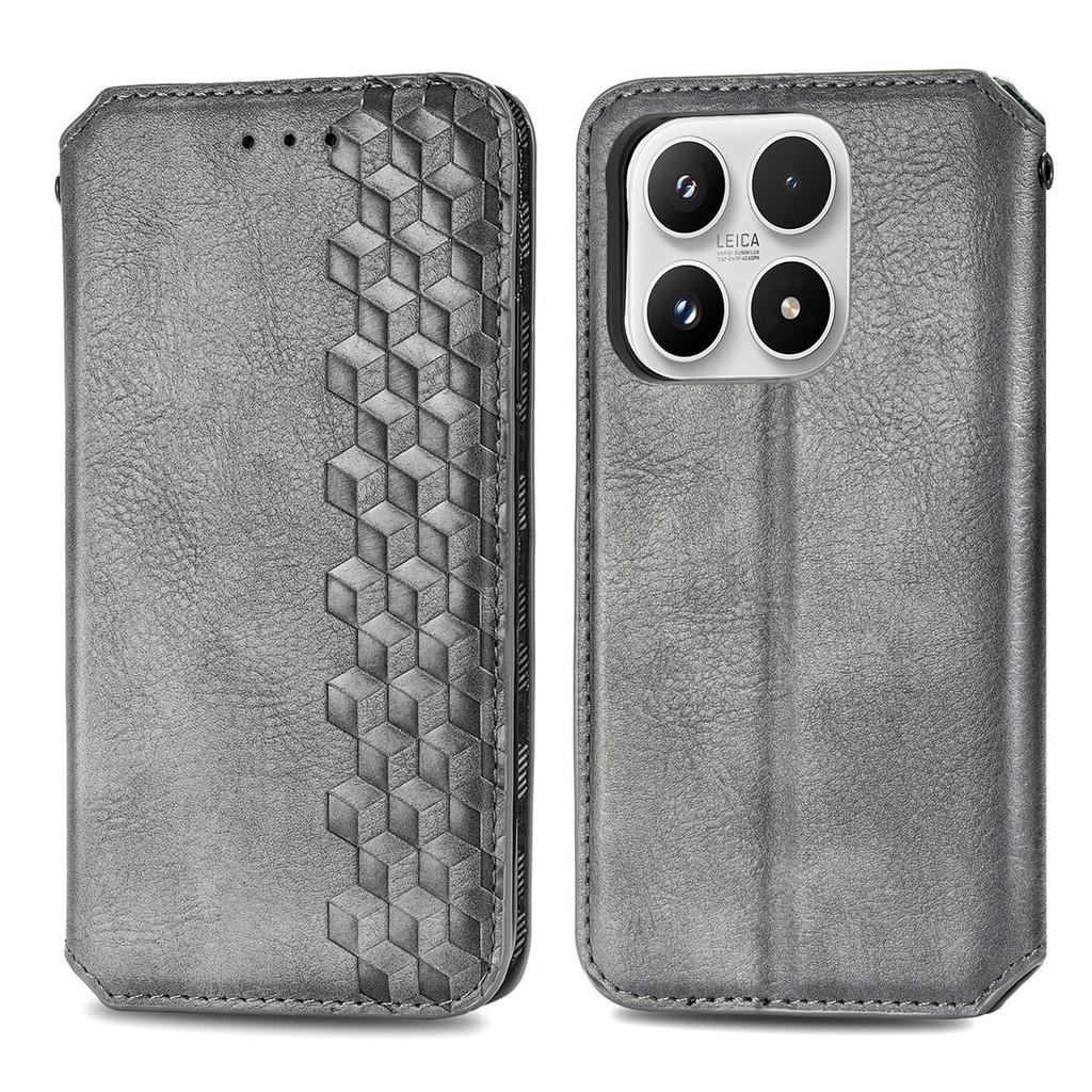 Чехол-кошелек из ПУ-кожи с ромбовидным тиснением для Xiaomi 17