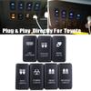 High Quality On-Off Push Switch For Toyota Tacoma FJ Cruiser 4Runner Highlander LED Light Bar Switch Push Button Connector NEW Switches4