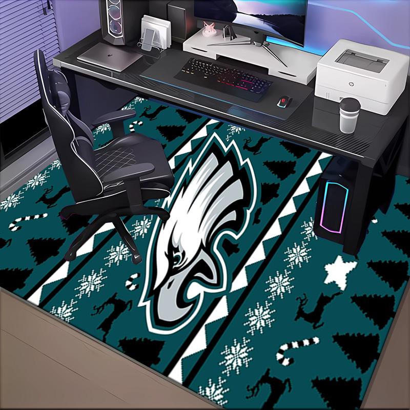Philadelphia Eagles Rug Game Carpet, Floor Mat for Bedroom Living Room Entryway Rug, Home Decor Idea Gift for Christmas birthday