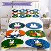3pcs Duvet Cover Set (1*Duvet Cover + 2*Pillowcase, Without Core), Miffy Print Soft All‑Season Bedding Set, Home Bedroom Decor Gift