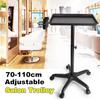 New Black Adjustable Salon Hairdresser Beauty Trolley Cart Tattoo Service Colouring Hair Equipment Dentist Medical Spa Styling Trolley Holder