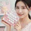 Rainbow Mini Mechanical Keypad Compact Size Clicking Button Key Chain  Office Worker