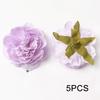Purple Artificial Flowers Heads Silk Fake Flowers for Home Decor Party Wedding Decoration Garlamd DIY Craft Gifts Accessories