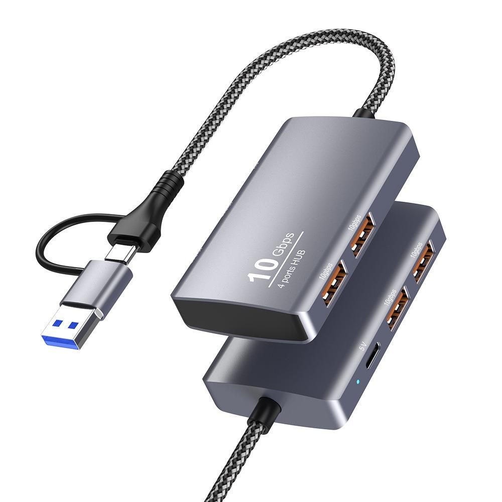 10G USB3.2 Gen2 Type-C Хаб 5-в-1 Высокоскоростная Док-станция для Ноутбука ПК