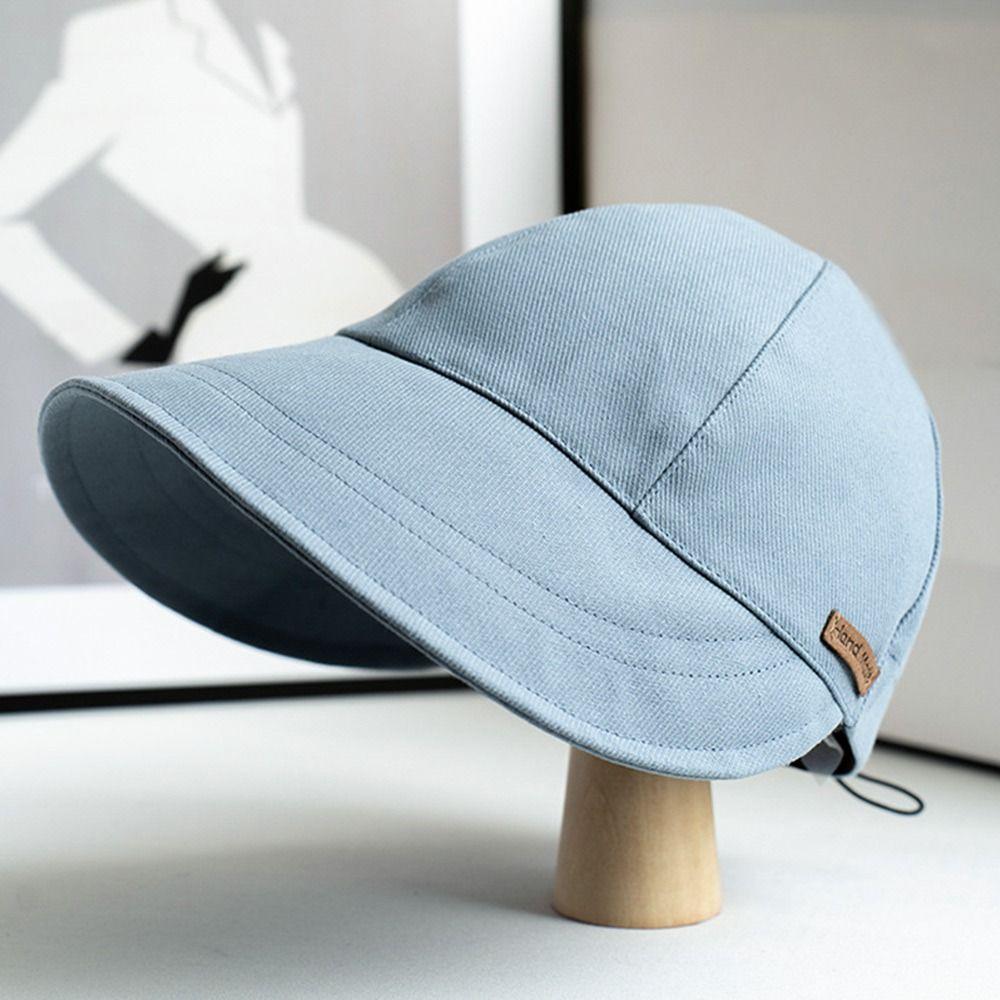 Men Women Foldable Portable Bucket Hat Beach Cap Sun Hat Fisherman Cap