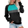Womens Long Sleeve Sweatshirt Casual Crewneck Cute Pullover Tops Printing Lightweight Sweatshirt With Pocket
