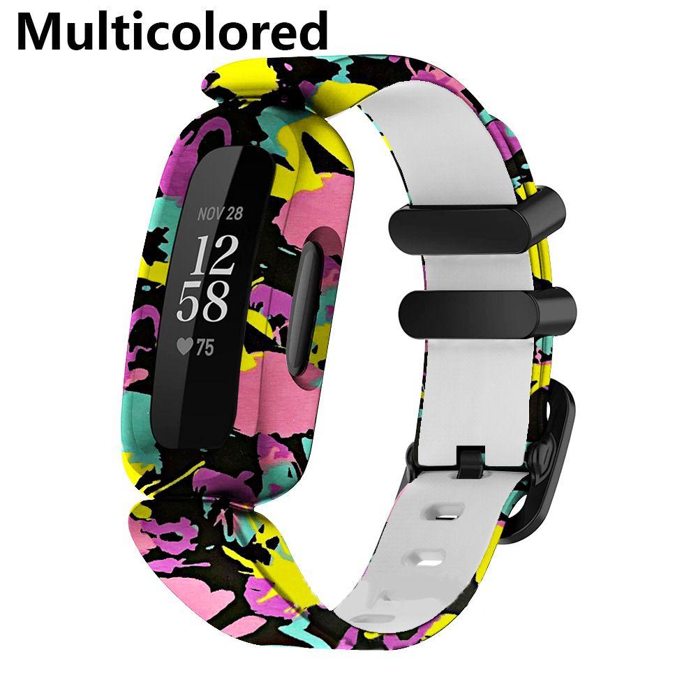 Wrist Strap Silicone Bracelet For Fitbit Ace 3/inspire 2 Smart Watch Band Bracelet Replacement Kids Wristband Watchbands