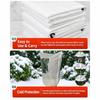 with Drawstring Zipper Frost Protection Plant Bag Non-woven Fabric Shrub Warm Cover  Cold Weather