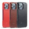 Ретро Кожаный Чехол для Телефона iPhone 16 15 14 13 12 11 Pro Max 16Plus 16E Вертикальный Флип Натуральная Кожа Жесткая Задняя Крышка