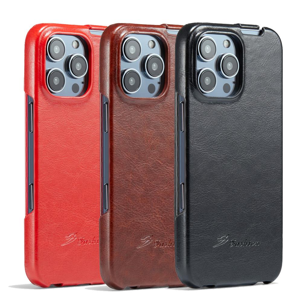 Ретро Кожаный Чехол для Телефона iPhone 16 15 14 13 12 11 Pro Max 16Plus 16E Вертикальный Флип Натуральная Кожа Жесткая Задняя Крышка