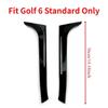 2008 To 2013 For VW Golf 6 MK6 GTI GTR GTD R R20 Rear Window Side Trunk Spoiler Canard Splitter By Glossy Black High Quality ABS