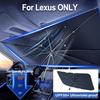 Для Lexus NX ES UX US RC LX GX IS RX 200 250h 350h LS 450h 260h 300h UX200 RX Автомобильные солнцезащитные шторки на лобовое стекло Передний солнцезащитный зонт S2