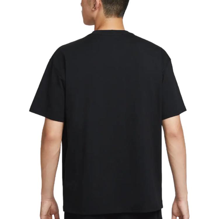 Nike T Shirts Unisex Black Crew Neck Moderate IV5617-010