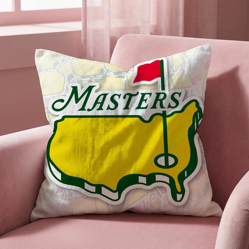 Подушка с принтом Masters Golf, чехол для подушки для различных ситуаций, для дома и автомобиля - Двусторонний, Мягкий и прочный для ежедневного использования