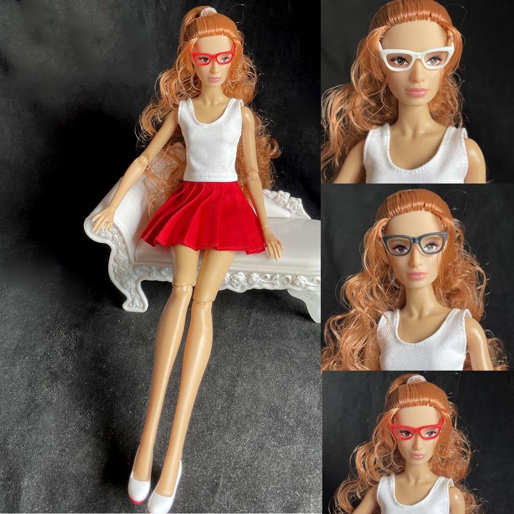 Модные пластиковые очки для кукол 1/6, разноцветные, одежда для кукол, брюки для кукол 1/3 BJD 30/60 см