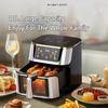 1400 Вт 8 л/10 л Большая вместимость Сенсорный экран Безмасляная кухонная машина Бытовая многофункциональная аэрофритюрница