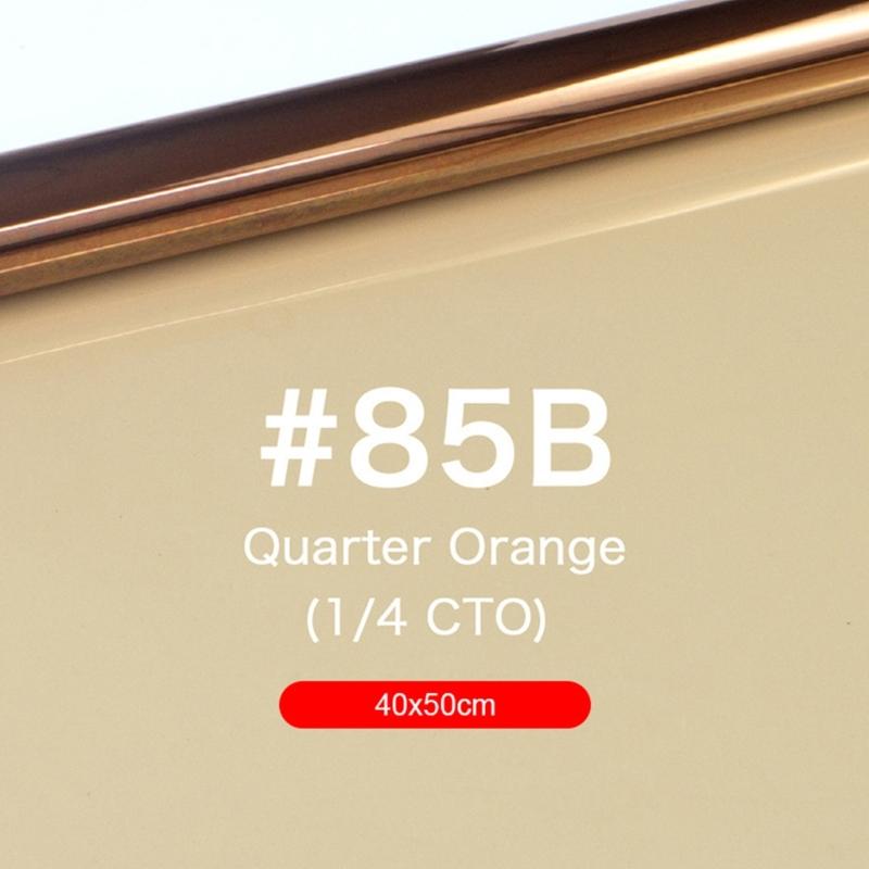 Профессиональный 40x50см 15.75x19.69дюйм Бумажный Гель Цветной Фильтр для Сценического Освещения Рыжий Свет Фильтровальная Бумага Цветной