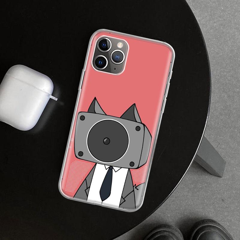 Чехол-бампер S-Skibidi Toilet для мобильного телефона iPhone 11 12 13 Mini 14 15 Plus 16 Pro Max 17 Air 7 8 + SE Арт Индивидуальная задняя крышка