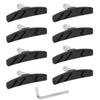 4 Pairs 70mm Bike Brake Pads with Allen Wrench Road Bike Brake Pads  City Bike