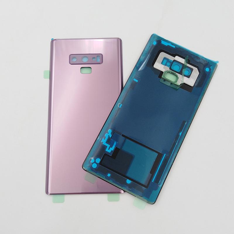 Задняя крышка для Samsung Note 9 Стеклянная крышка аккумулятора Задняя панель Корпус Ремонт Запасные части для Galaxy Note9 N960 SM-N960F
