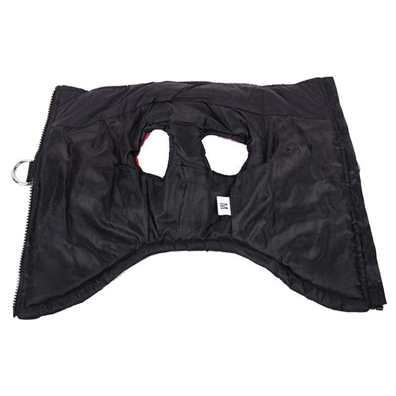 Модный тёплый жилет на молнии для собак крупных пород