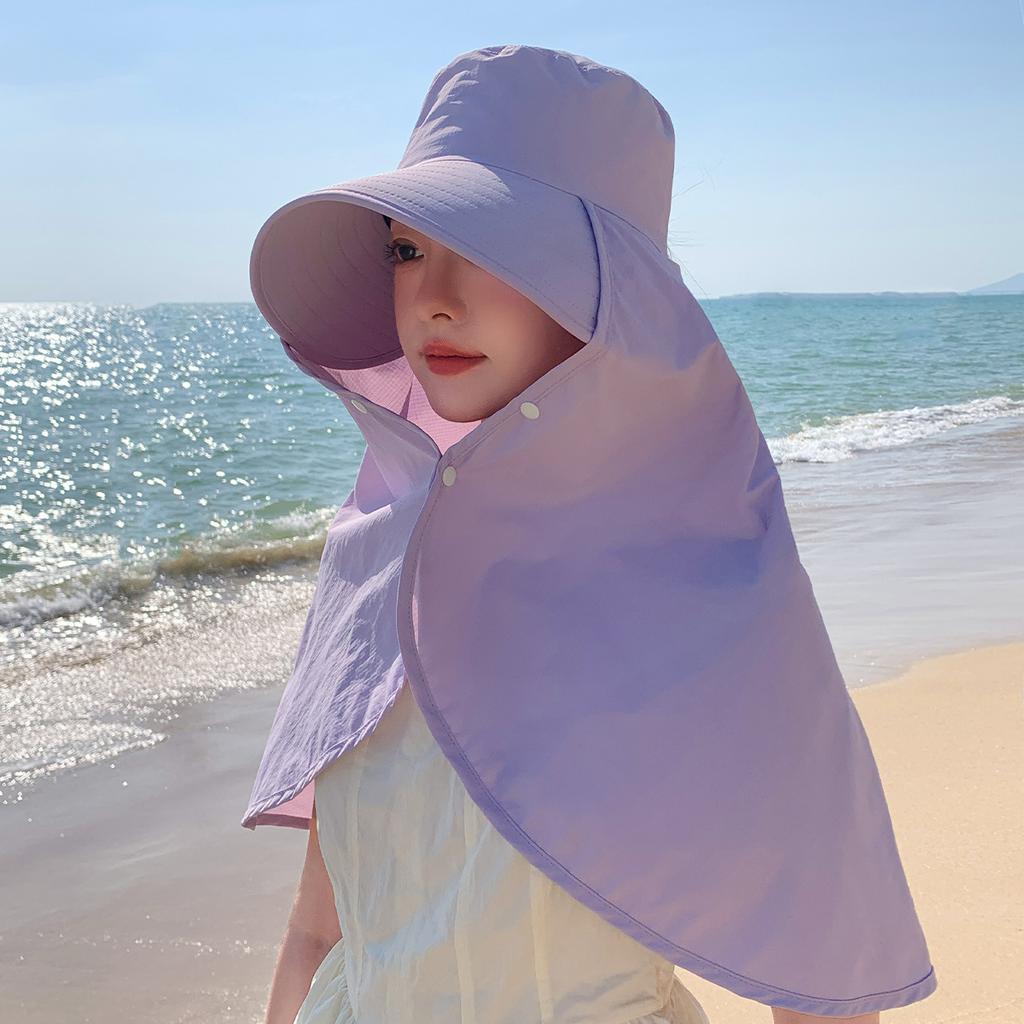 Уличная защита от солнца большая шаль интегрированная шляпа плечи и шея солнцезащитная шляпа защита лица большая шляпа с полями пляжная шляпа рыбака