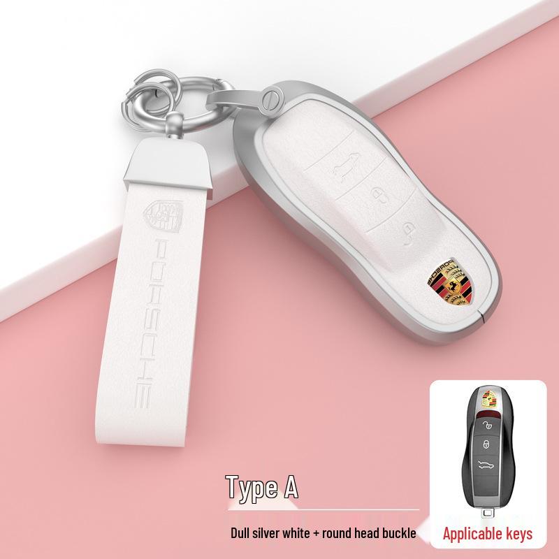 Porsche Key Case for Panamera, Macan, Cayenne, Taycan, 718, 911