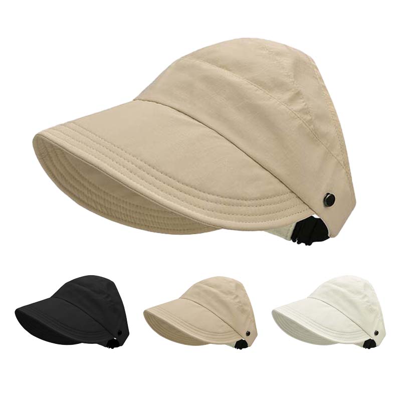 Quick Dry Hat Summer Empty Cap Women's Upgrade Can Hang Mask Outdoor Visor Thin Quick Dry Sunscreen Hat