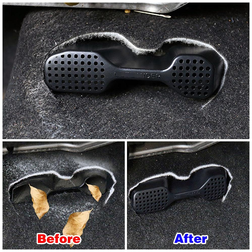 Для Mitsubishi Eclipse Cross 2017-2024 Под сиденьем Пол AC Отопление Кондиционер Вентиляционная решетка Крышка Автомобильный Стайлинг Отделка