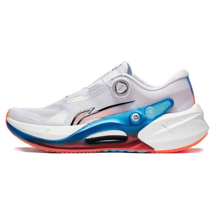 Li Ning Lijun 7 Pro Non-Slip Wear-Resistant Shock Absorbing Low-Top Running Shoes Men Sneakers White Blue Red ARZT001-5
