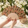 Portable Folding Fan Vintage Chinese Style Fan Fashionable Hand Held Fan  Wedding