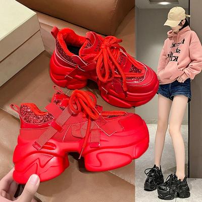 Модные теплые флисовые зимние кроссовки 2024 года, новые женские кроссовки с толстой подошвой, модные и универсальные повседневные вулканизированные туфли Zapatos