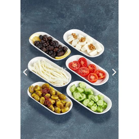 Керамический набор печенья для сервировки завтрака серии Kütahya Venus, 6 шт.