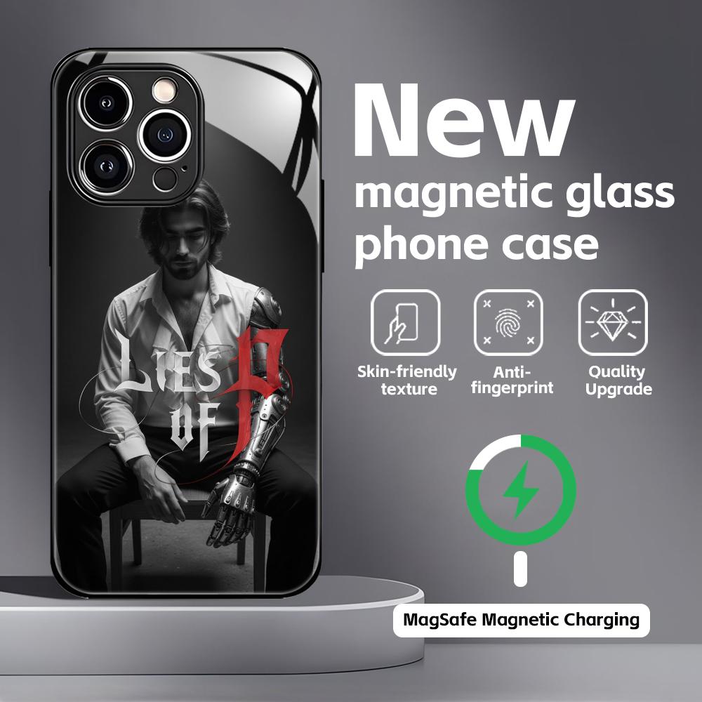 HOT GAME L-Lies of P COOL Phone Case For iPhone17 16 15 14 13 12 11 X XR XS 8 Plus Mini Pro Max Glass Magnetic Case