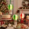 Luminous Hot Air Balloon Ornament Snowman LED Night Light Atmosphere Lamp  Xmas Tree Decoration
