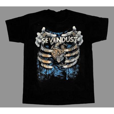 Rare Sevendust Band For Fan Black S 2345Xl T Shirt