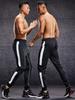 Men's Jogging Pants With Zip Pockets Football Training Pants Casual Basketball Sports Trousers Loose Sweatpants