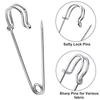 Accessories Silver DIY Craft Jewelry Sewing Tools Safety Pins Small Brooch Large Safety Pin Needles