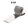 1PC Adjustable Convenient Portable Spring Pen Holder Elastic Loop Notebook Metal Pen Clips