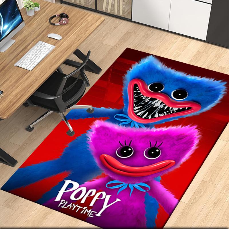 Huggy Wuggy Printed Carpetrugfor Office Chair Living Room Bedroom Kitchen Room Decor Gifts