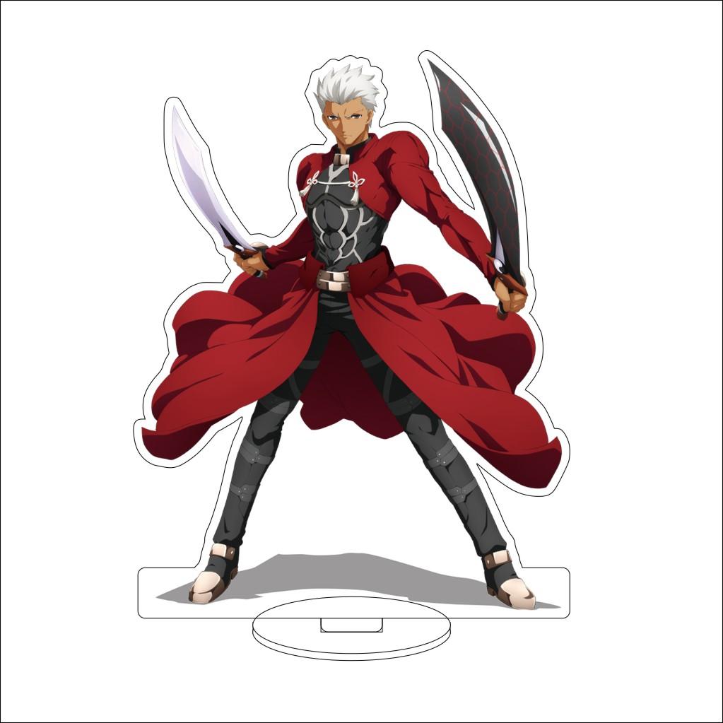 16 см Аниме Fate stay night Косплей Акриловая подставка Украшения Сакура Мато/Иллиясвиль фон Айнцберн Фигурка-подставка Хэллоуин Подарки