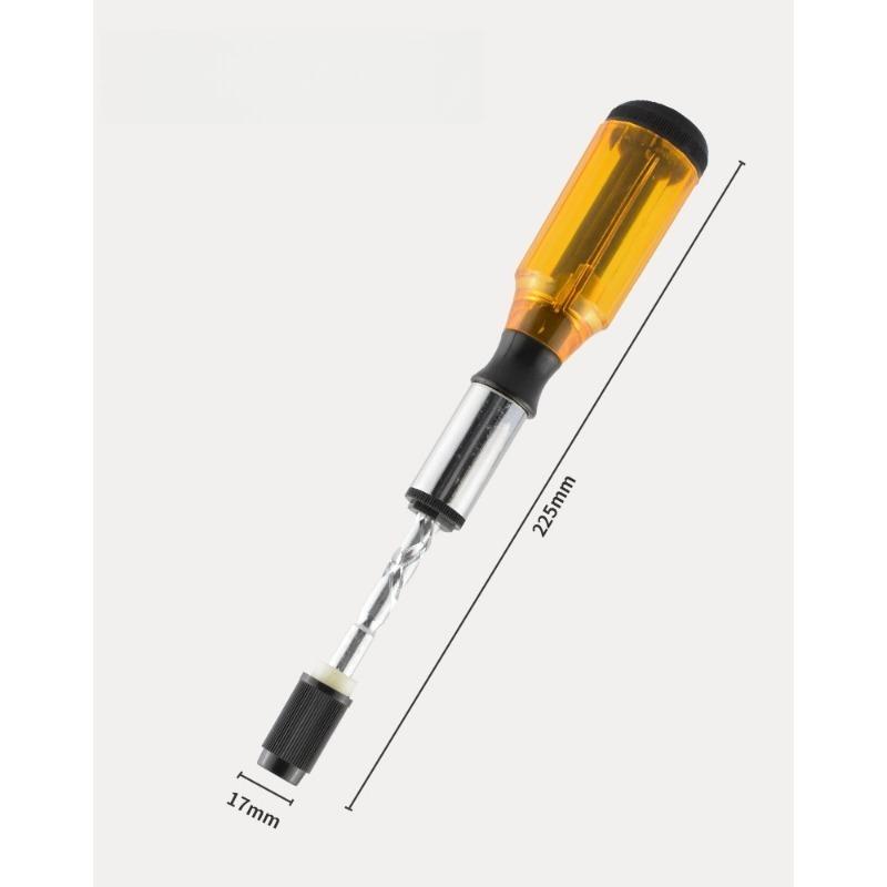 Ручная отвертка с нажимным механизмом Реверсивная трещоточная Полуавтоматическая отвертка