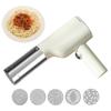 Handheld Electric Noodle Machine Electric Noodle Press Automatic Pasta Maker Machine Cordless Pasta Maker Dough Press 5 Moulds