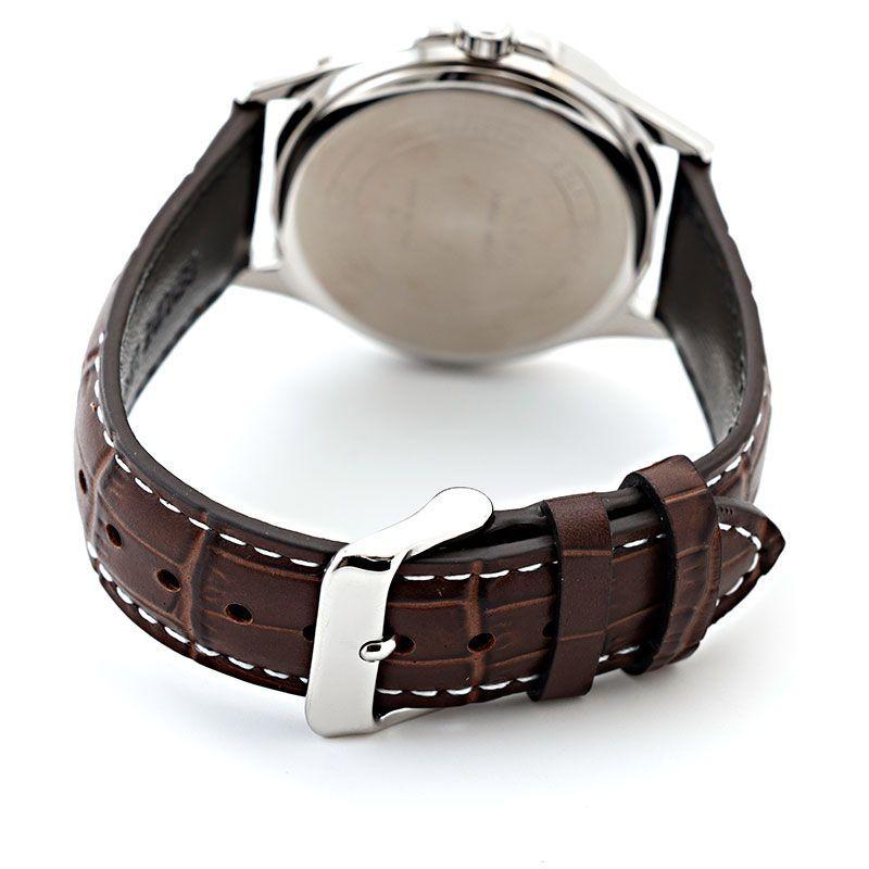 Б/у [Новые] [1 год гарантии] Часы Casio мужские CASIO STANDARD серебристо-коричневые MTP-1381L-7A CASIO