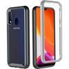 Чехол, совместимый с Samsung A20e, защита на 360° со встроенной противоударной защитной пленкой